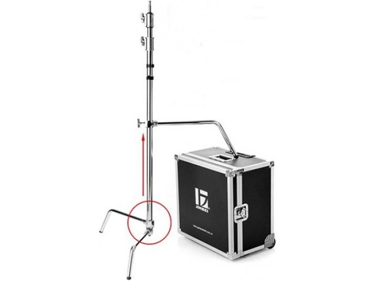 Chân Đèn CK3 C-Stand INOX Không Boom Cẩu
